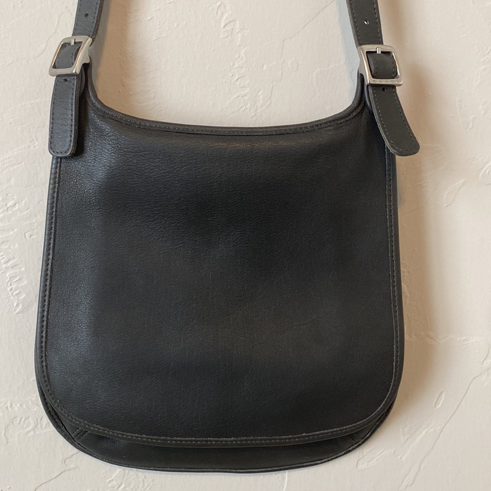 Coach Leather Saddle Bag
